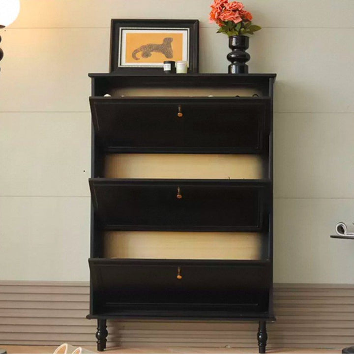 MESIEN Victorian Slim Shoe Cabinet
