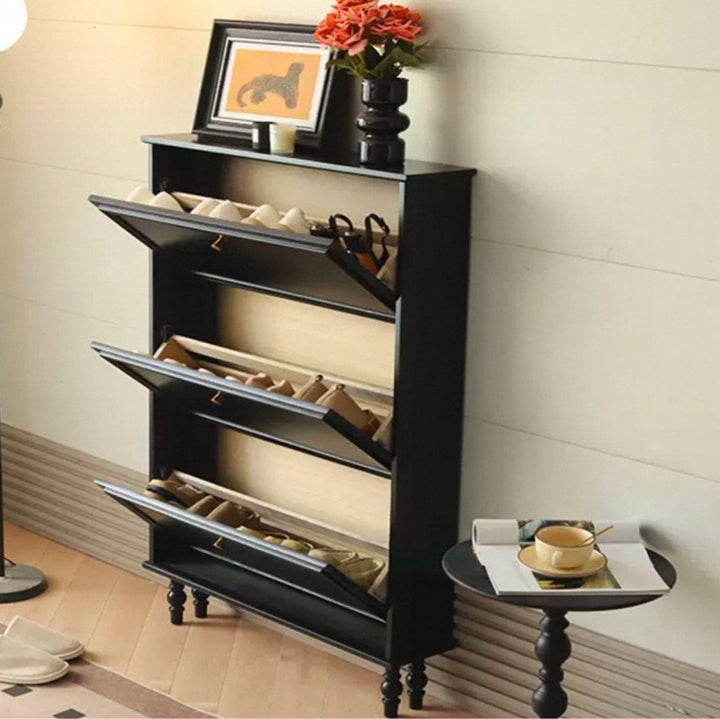 MESIEN Victorian Slim Shoe Cabinet