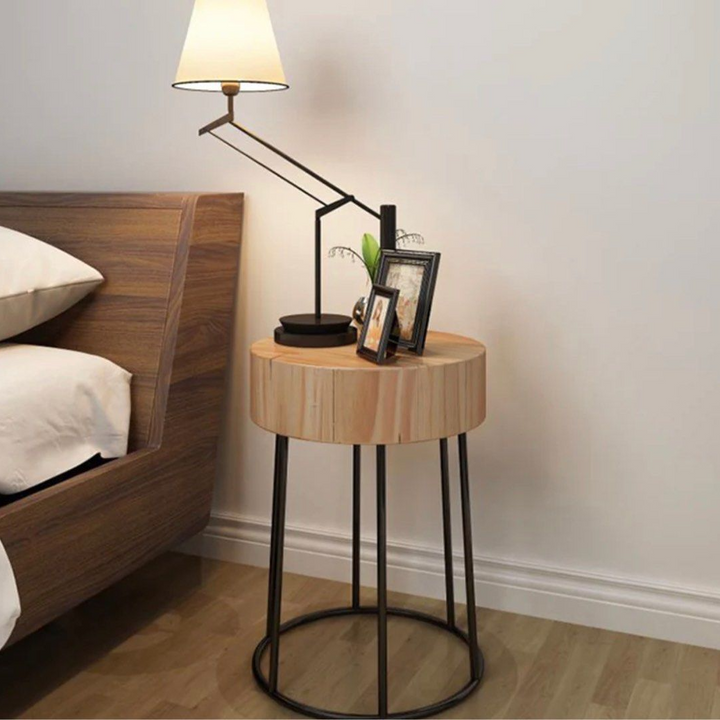 ALVAREZ Versatile Round Nightstand