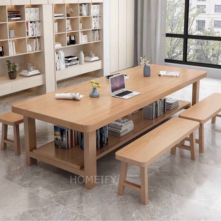 PAYNE Modern Two Tier Dining Table