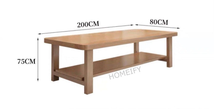 PAYNE Modern Two Tier Dining Table