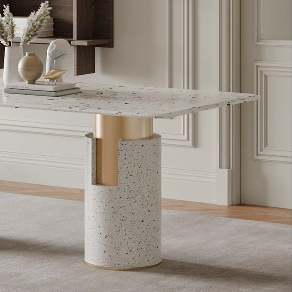 WILLOW Modern Terrazzo Marble Dining Table