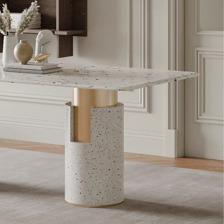 WILLOW Modern Terrazzo Marble Dining Table