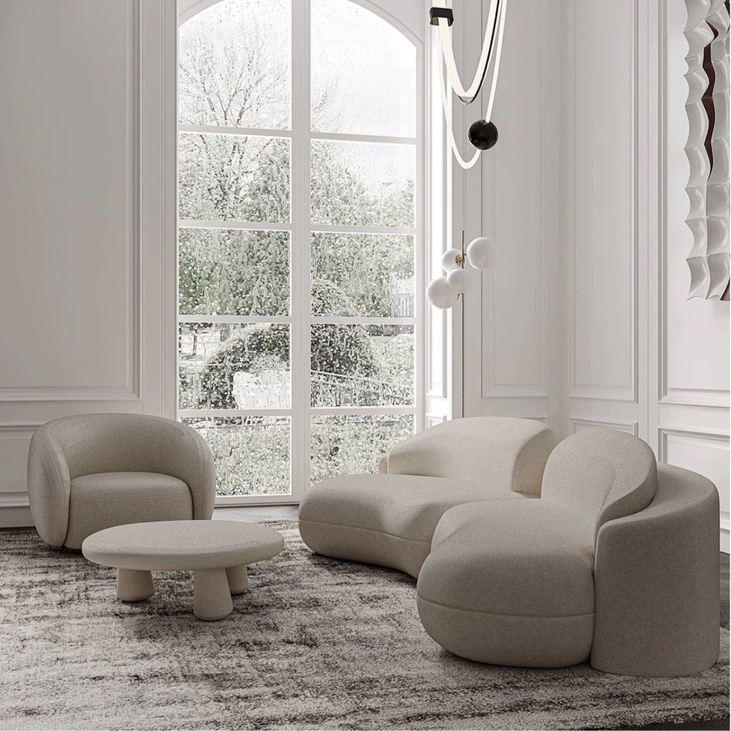 VESTARIO Modern Boucle Sofa