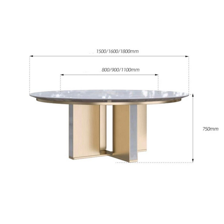KESHA Modern Marble Dining Table