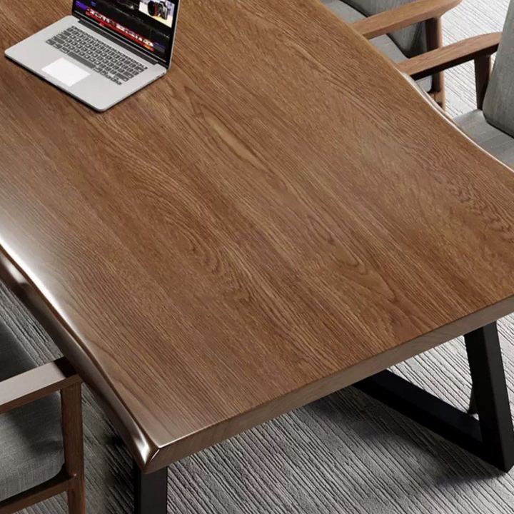 ISIDRO Rustic Solid Wood Dining Table