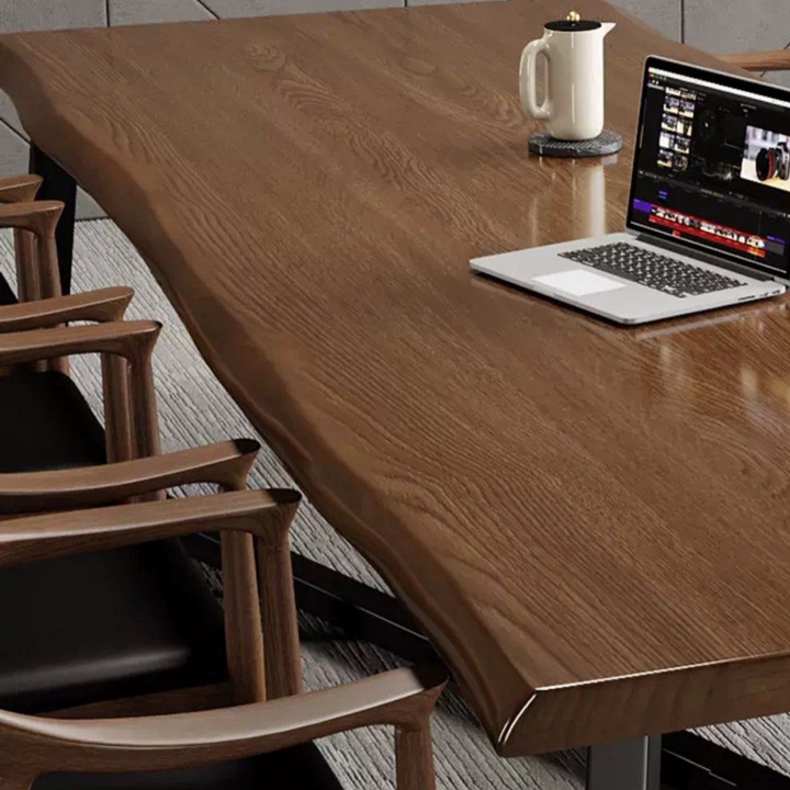 ISIDRO Rustic Solid Wood Dining Table
