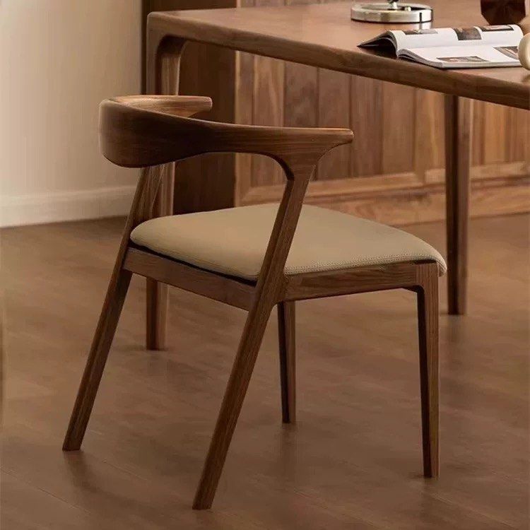MOFERL Modern Solid Wood Dining Chair