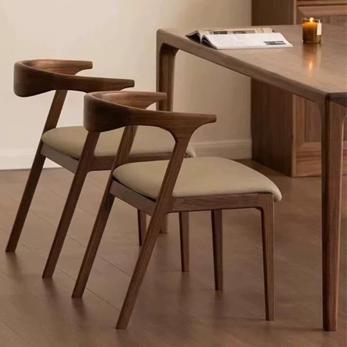 MOFERL Modern Solid Wood Dining Chair