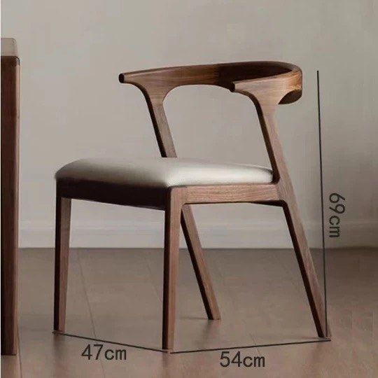 MOFERL Modern Solid Wood Dining Chair