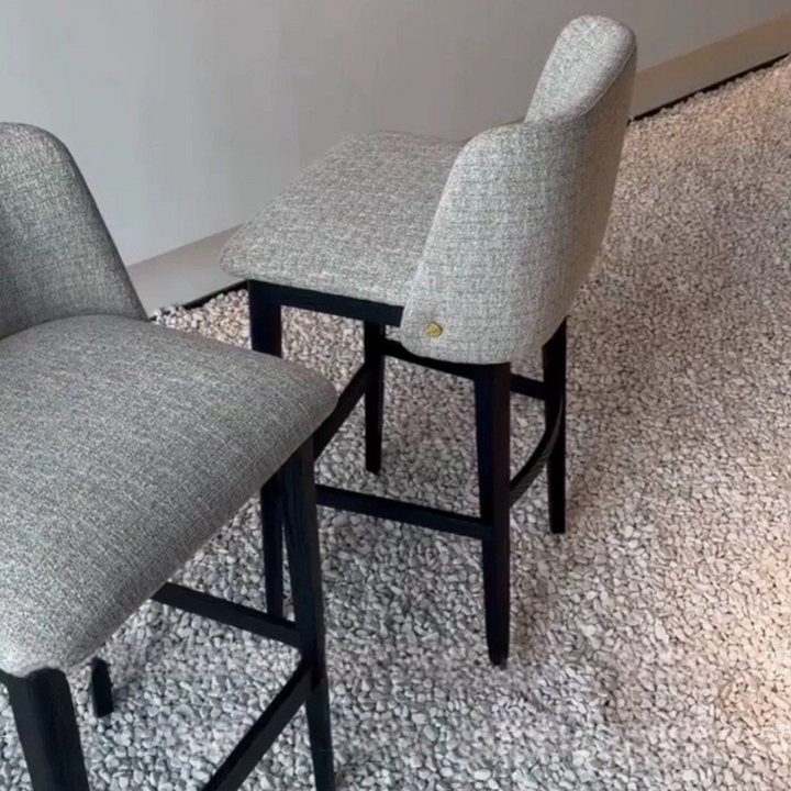 ALTRAN Modern Solid Wood Bar Stool