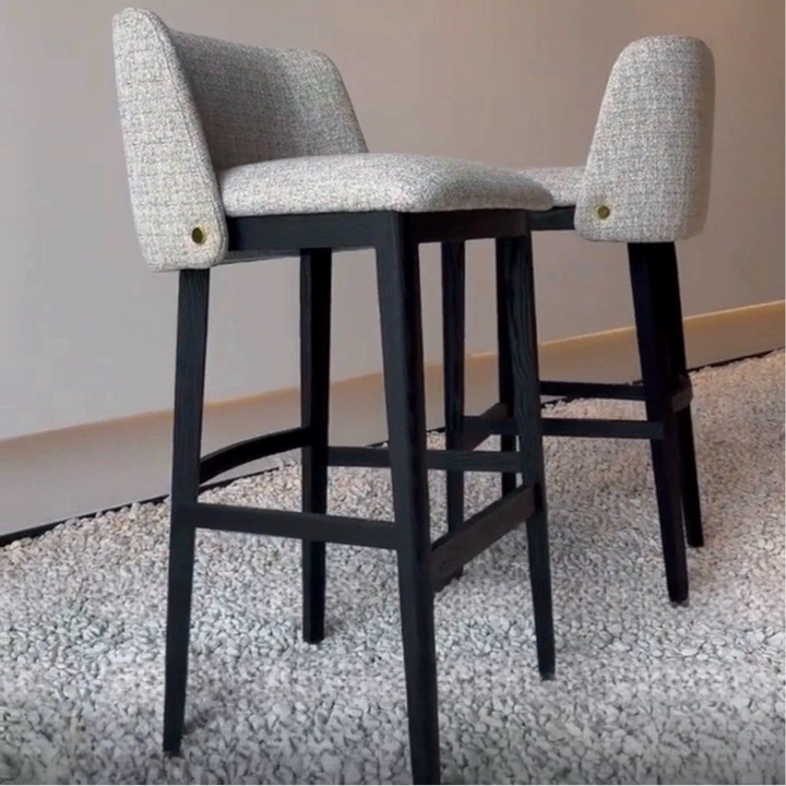 ALTRAN Modern Solid Wood Bar Stool