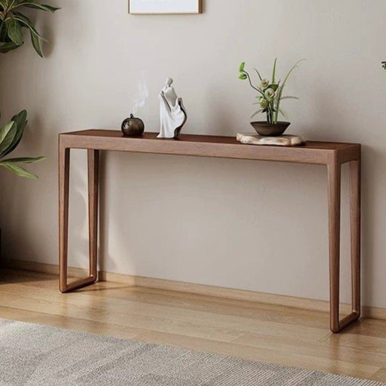 MYLES Japandi Solid Wood Console Table