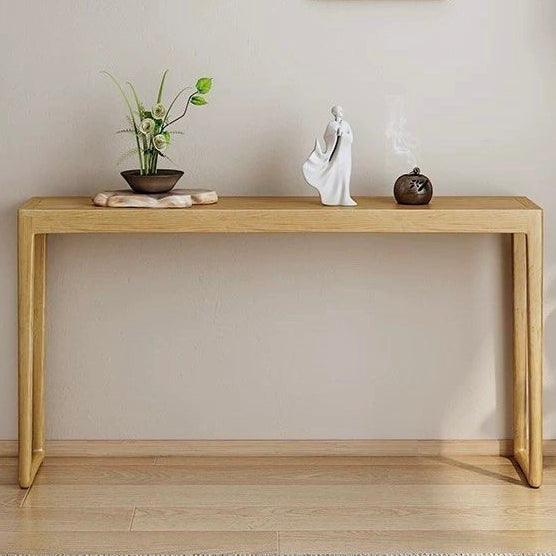 MYLES Japandi Solid Wood Console Table