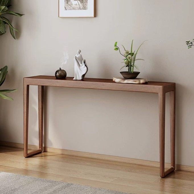 MYLES Japandi Solid Wood Console Table
