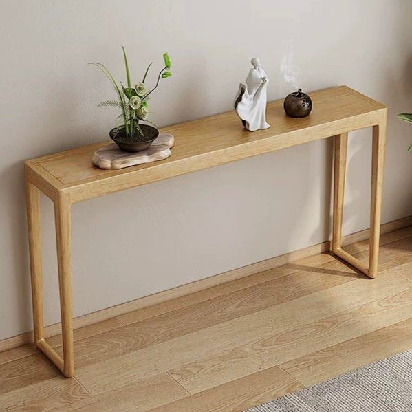 MYLES Japandi Solid Wood Console Table