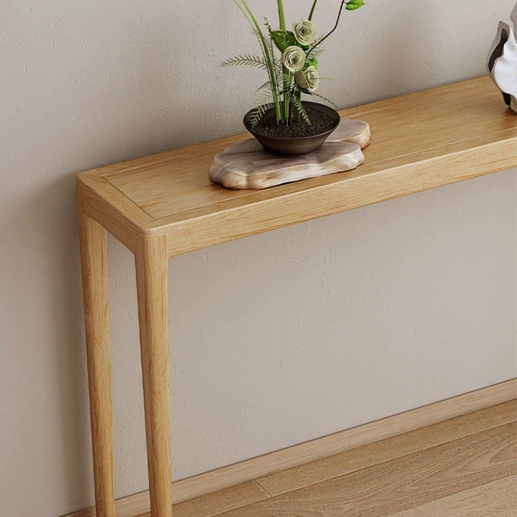 MYLES Japandi Solid Wood Console Table