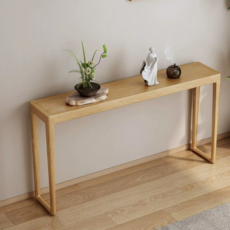 MYLES Japandi Solid Wood Console Table