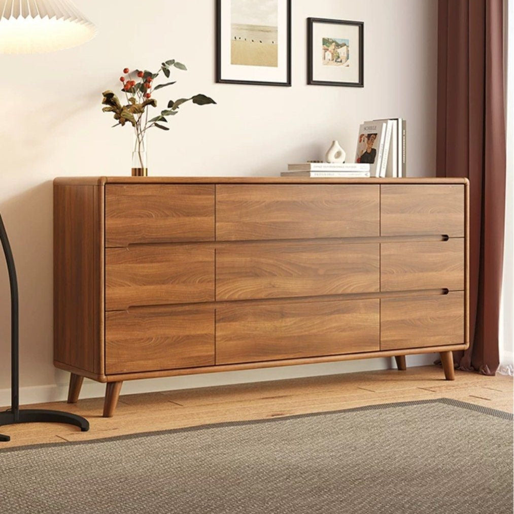 FLORELLA Modern Walnut Chest Of Drawers – Radical Homes FLORELLA Modern Walnut Chest Of Drawers – Radical Homes