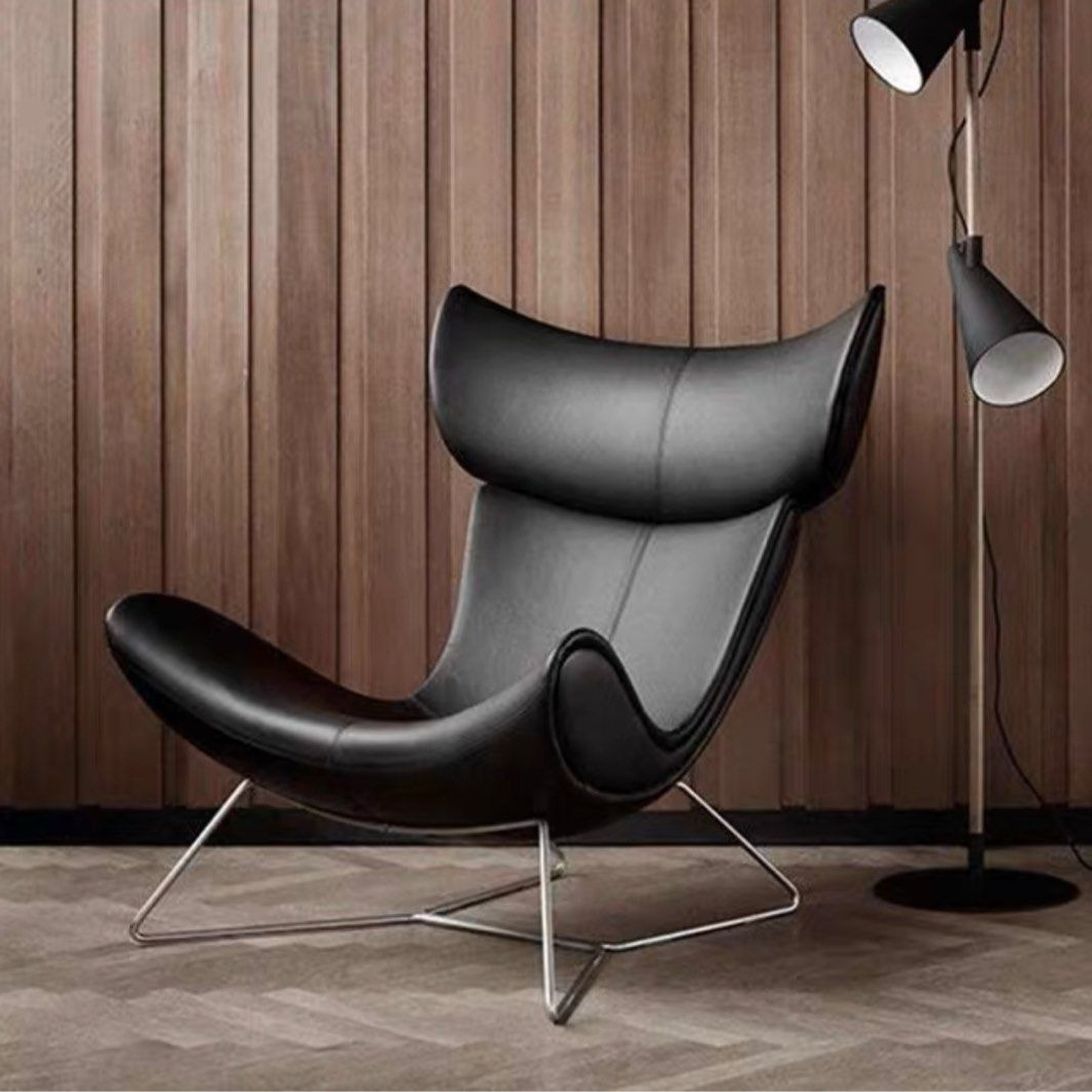 KENNETH Designer Lounge Chair With Ottoman