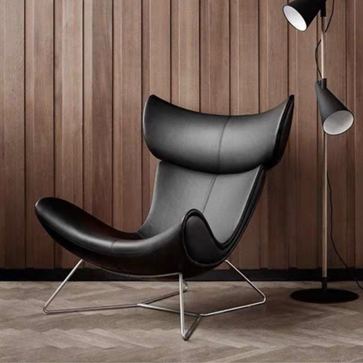 KENNETH Designer Lounge Chair With Ottoman