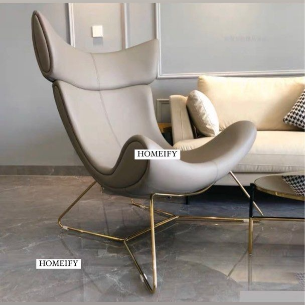 KENNETH Designer Lounge Chair With Ottoman