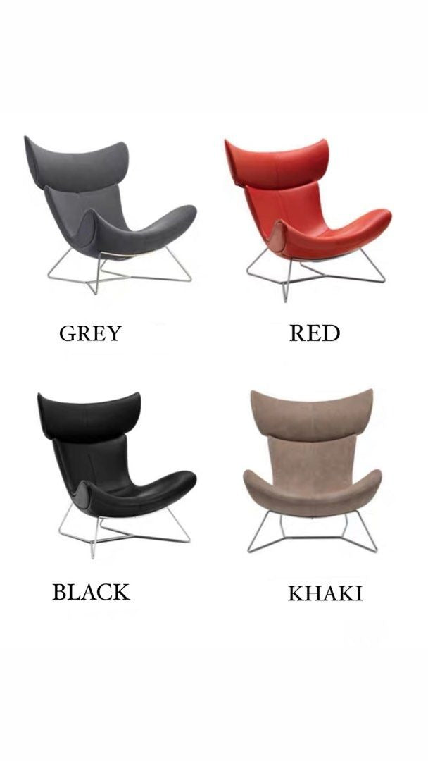 KENNETH Designer Lounge Chair With Ottoman