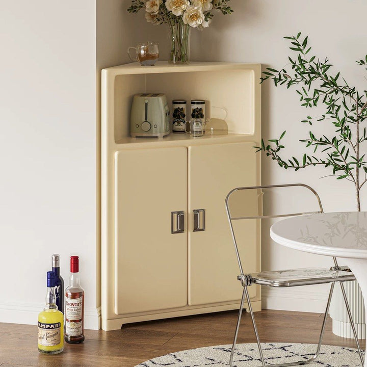 MORTY Modern Corner Display Cabinet