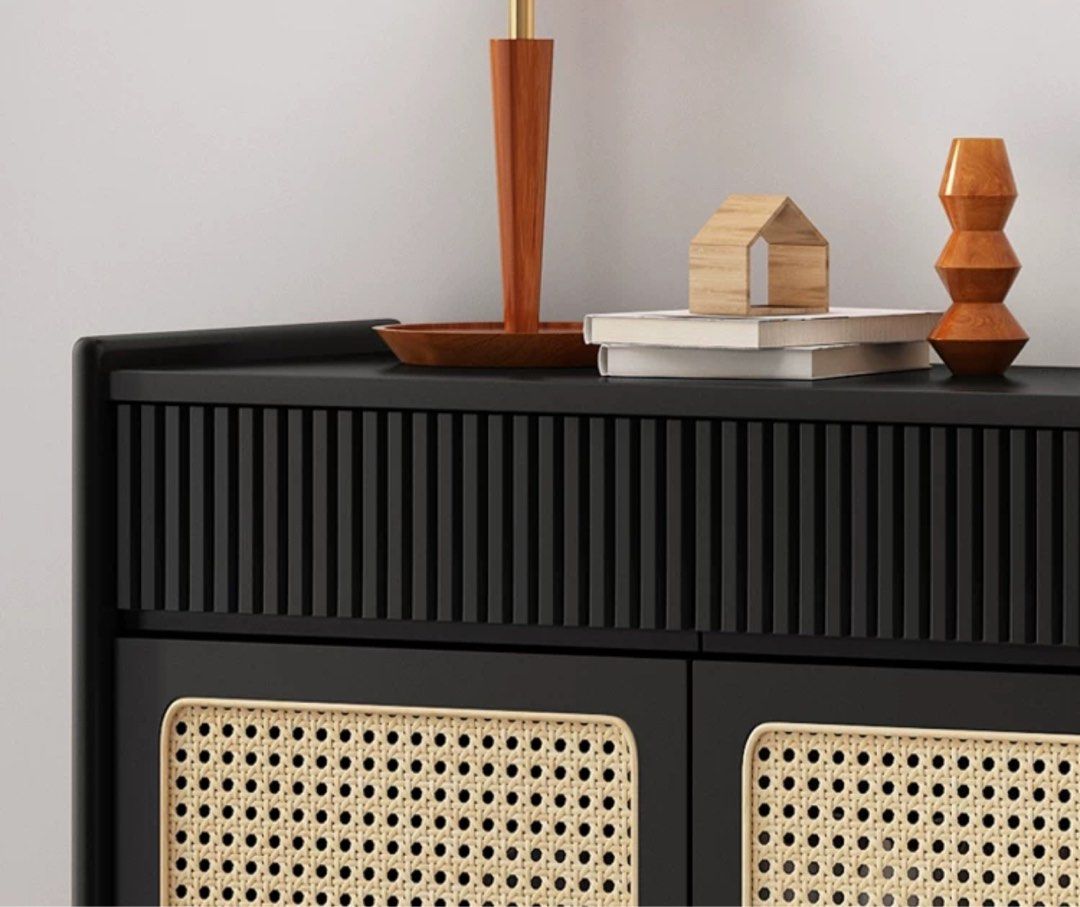 MOVAIS Rustic Solid Wood Shoe Cabinet