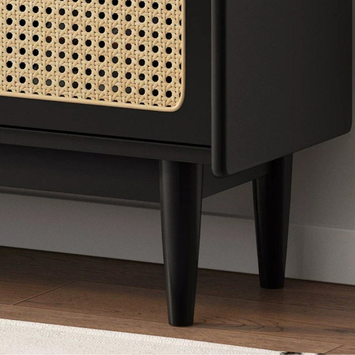 MOVAIS Rustic Solid Wood Shoe Cabinet