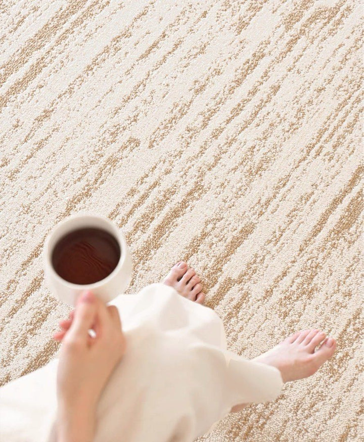 HALLA Modern Wool Beige Rug