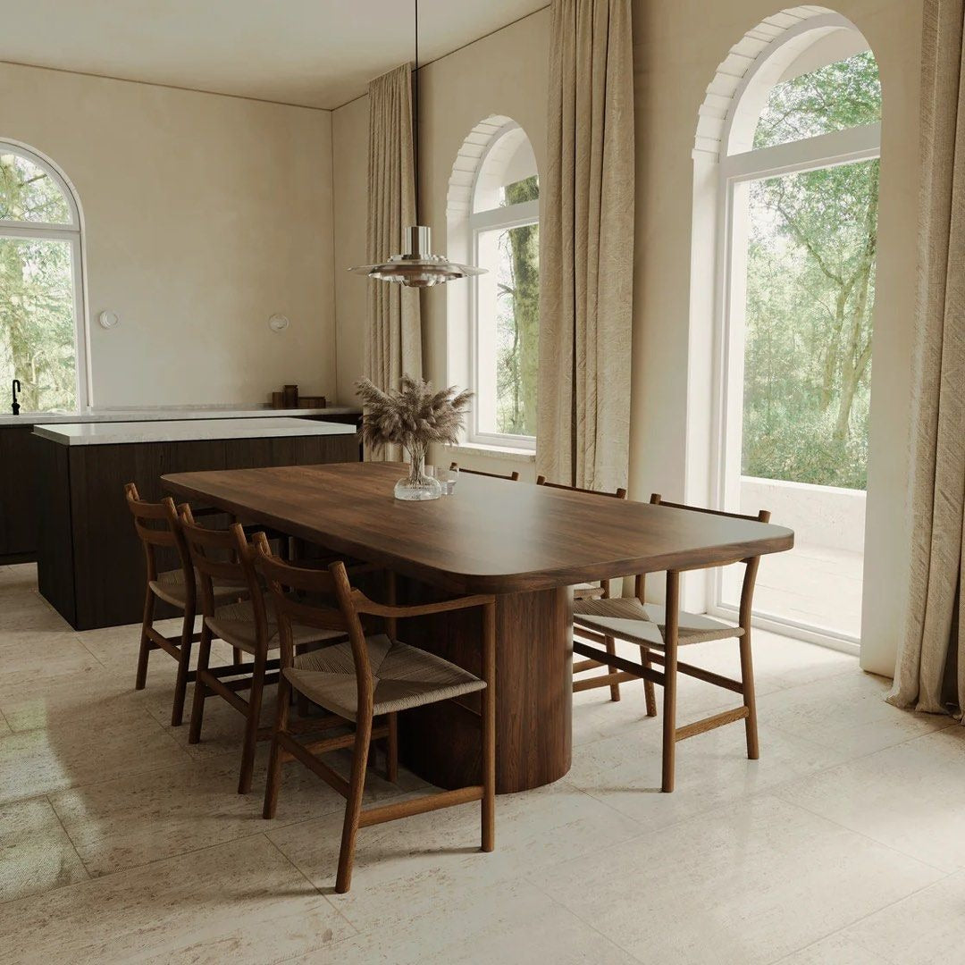 KEINE Solid Wood Dining Table
