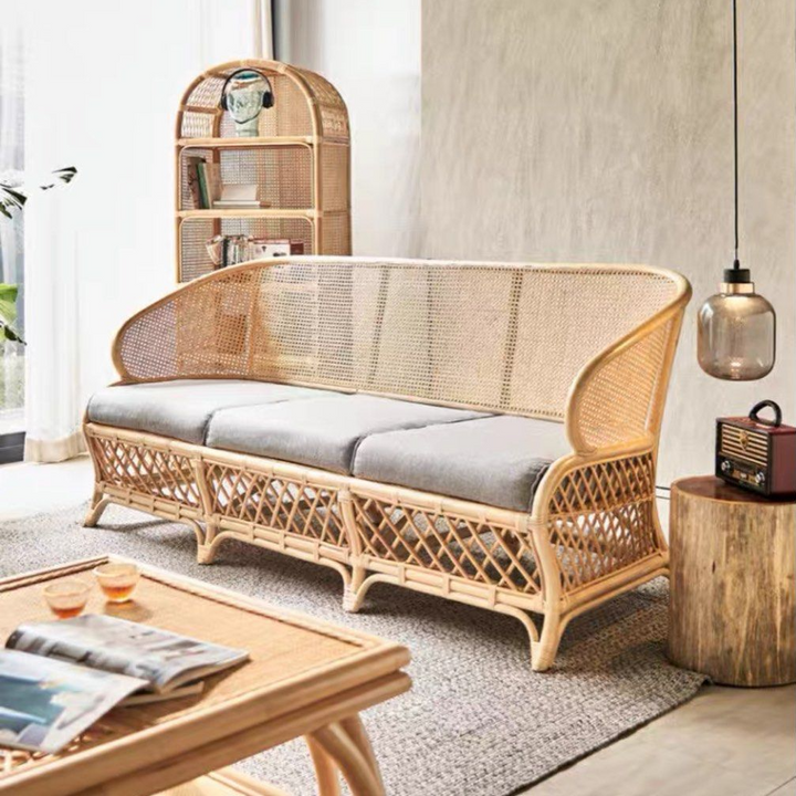 AOZORA Japandi Rattan Sofa