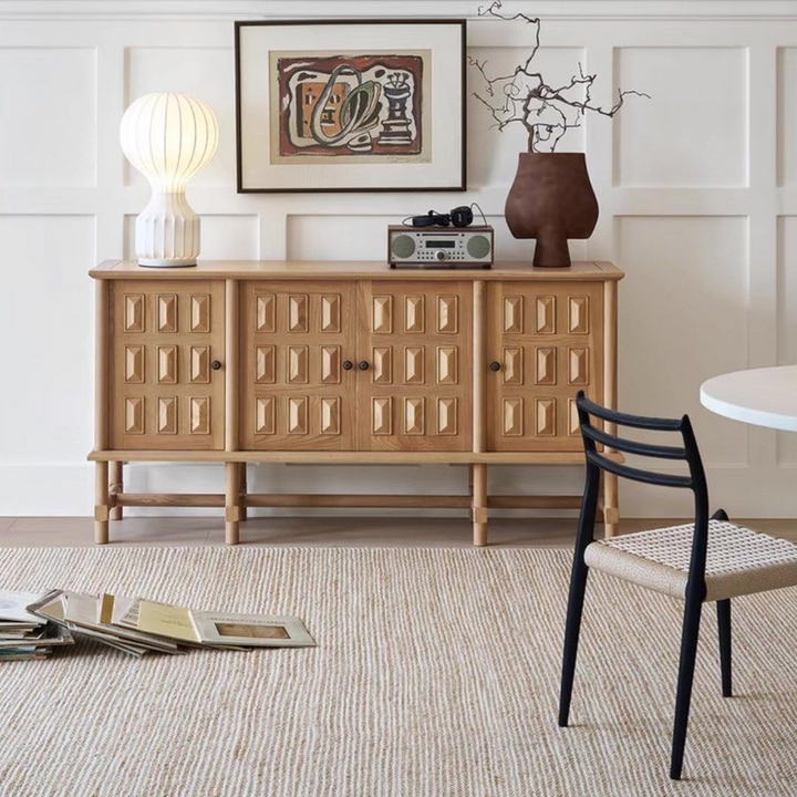 ZURI Modern Solid Wood Sideboard