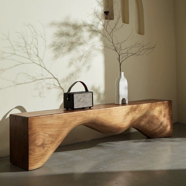 BAYLOR Modern Solid Wood Bench / TV Console
