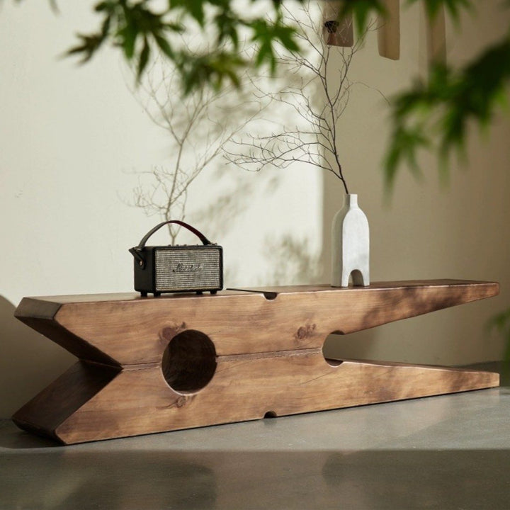 BAYLOR Modern Solid Wood Bench / TV Console