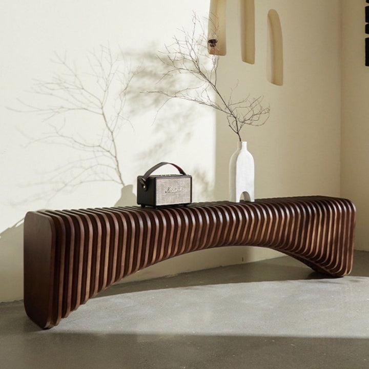 BAYLOR Modern Solid Wood Bench / TV Console