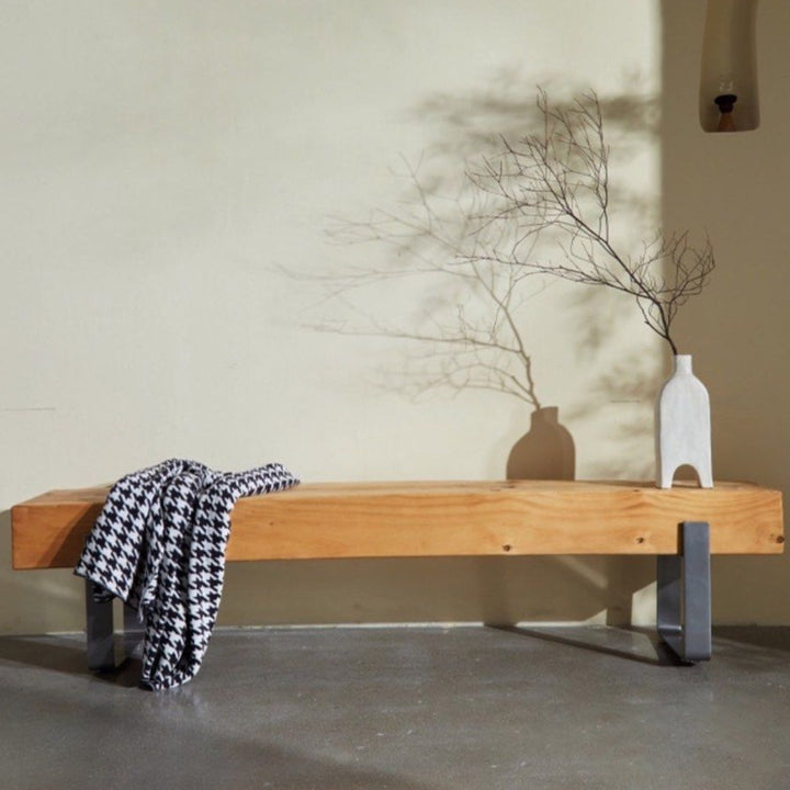 BAYLOR Modern Solid Wood Bench / TV Console