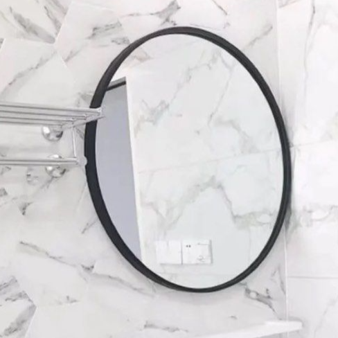 NAHER Industrial Round Wall Mirror