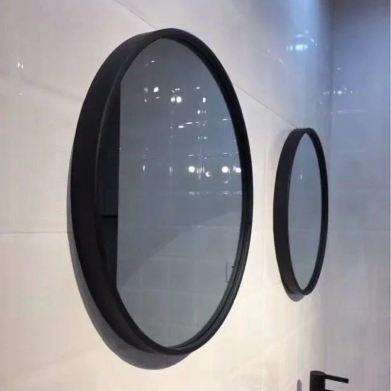 NAHER Industrial Round Wall Mirror