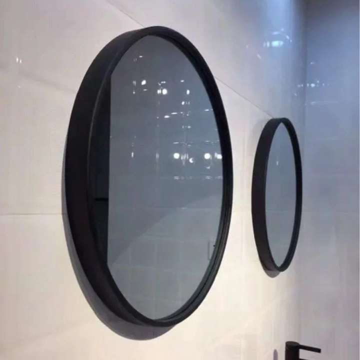 NAHER Industrial Round Wall Mirror