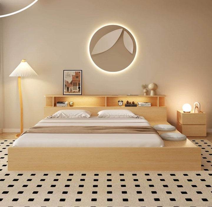 NAKO Modern Japandi Platform Bedframe