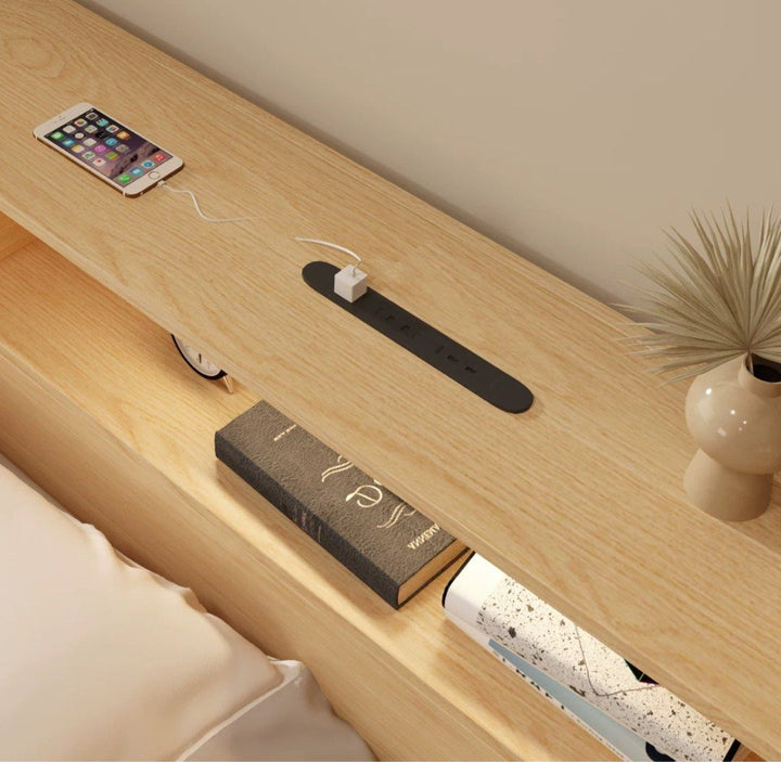 NAKO Modern Japandi Platform Bedframe