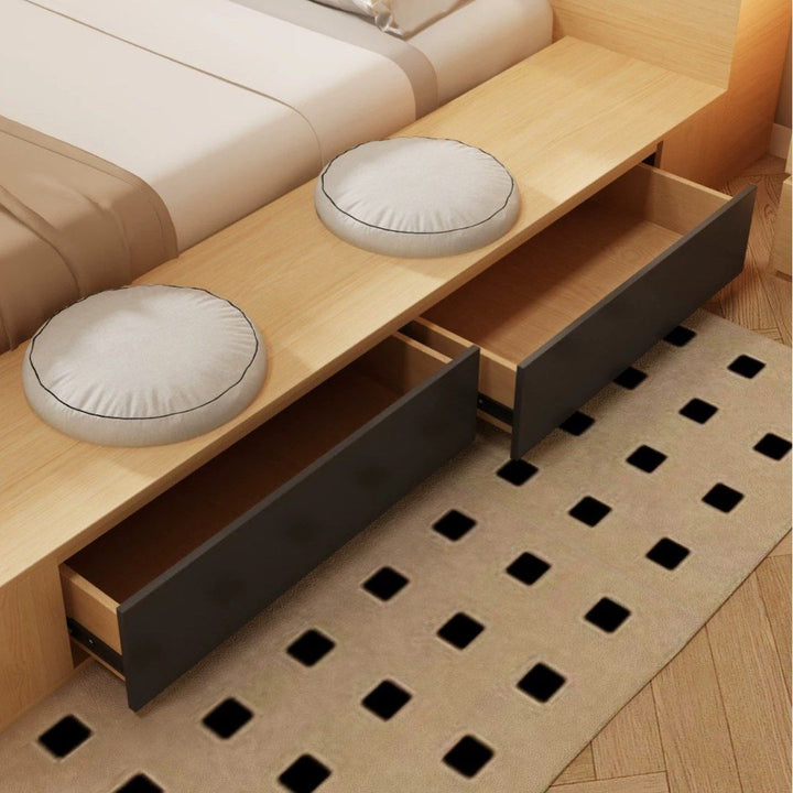 NAKO Modern Japandi Platform Bedframe