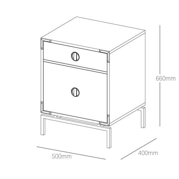 NAOMI Nightstand (Set of 2)
