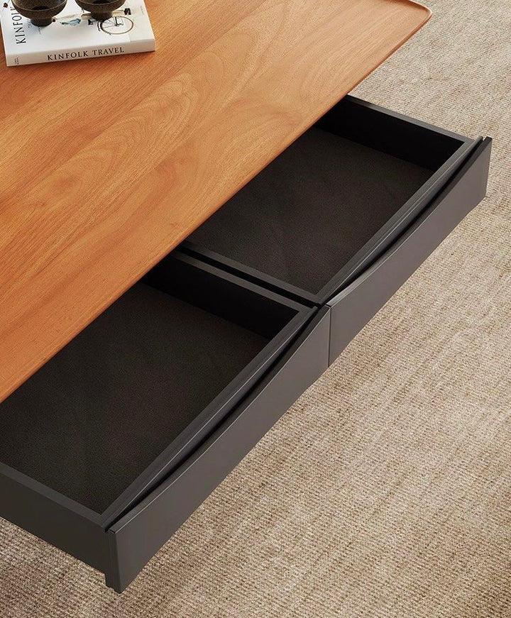 RINA Japandi Solid Wood Coffee Table