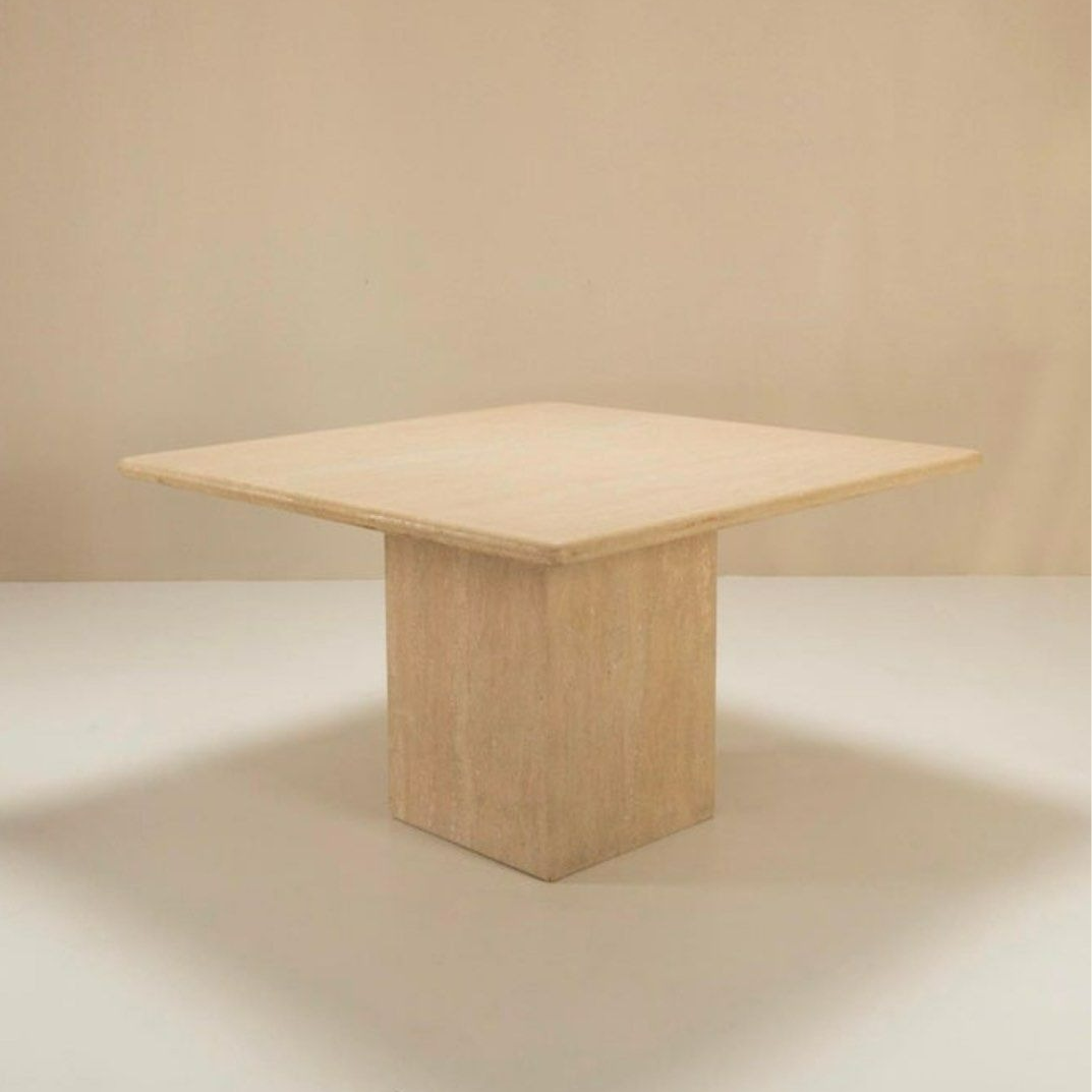 KIMBERLEY Modern Travertine Dining Table