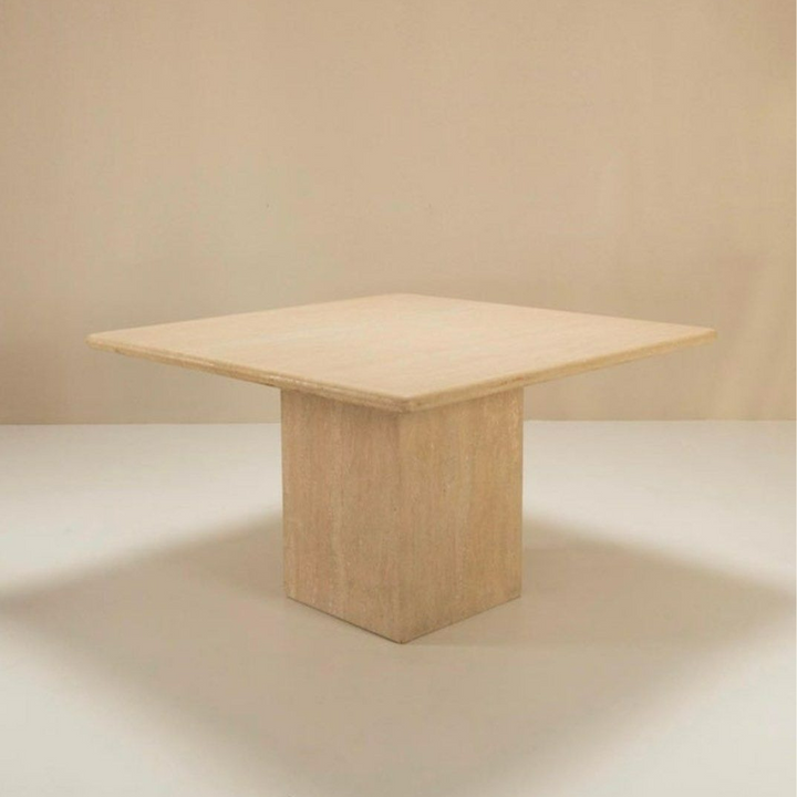 KIMBERLEY Modern Travertine Dining Table
