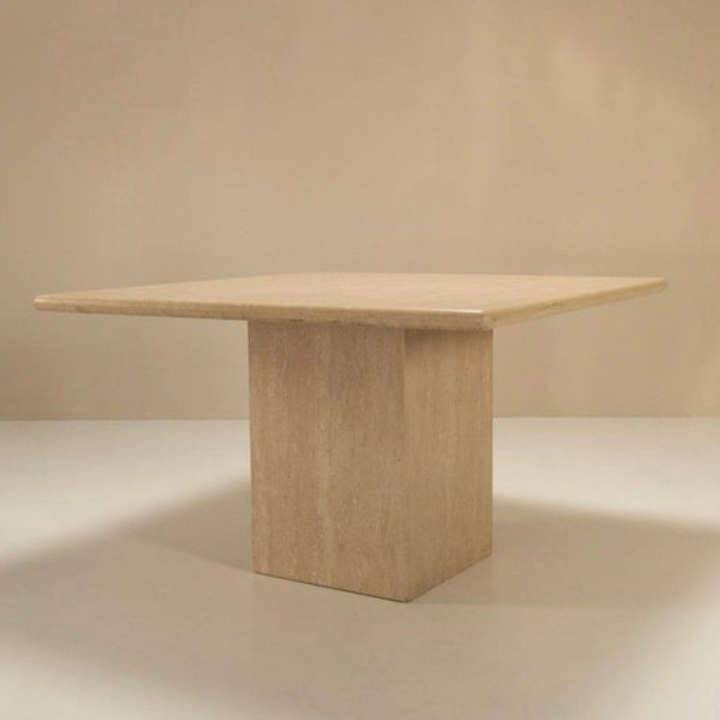KIMBERLEY Modern Travertine Dining Table