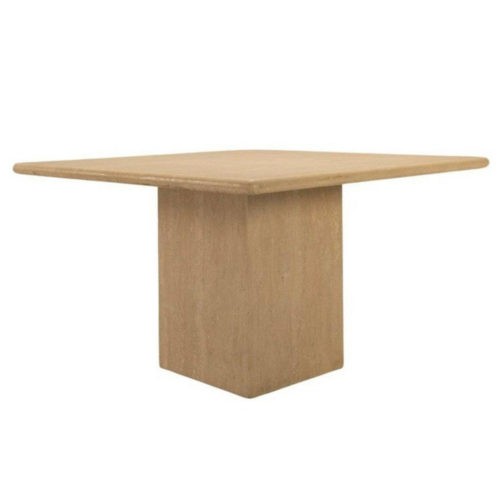 KIMBERLEY Modern Travertine Dining Table